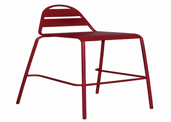 Ręczne stalowe krzesło ogrodowe ogrodowe Patio Dostosowana rurka 19 mm