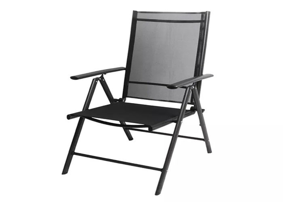 Tkanina tekstylna 2x1 Outdoor Składane krzesło Meble ogrodowe