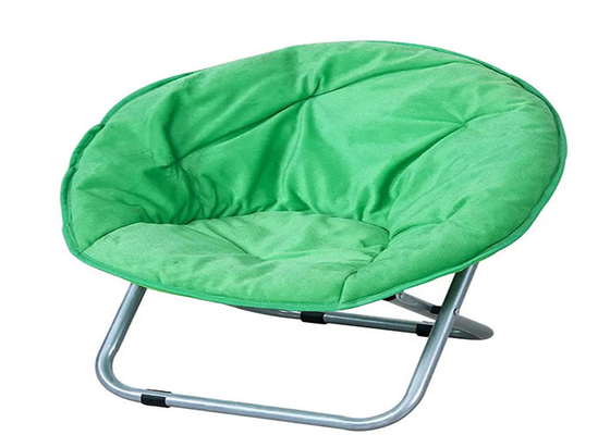 600 X 300D powlekane PVC wyściełane krzesło na zewnątrz płótno małe krzesło księżycowe stalowa rama