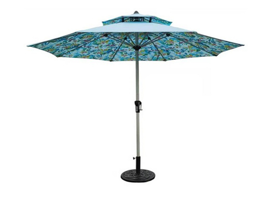 Ochrona przeciwsłoneczna 2,5 m Parasol zewnętrzny, aluminiowe poliestrowe parasole ogrodowe Parasole