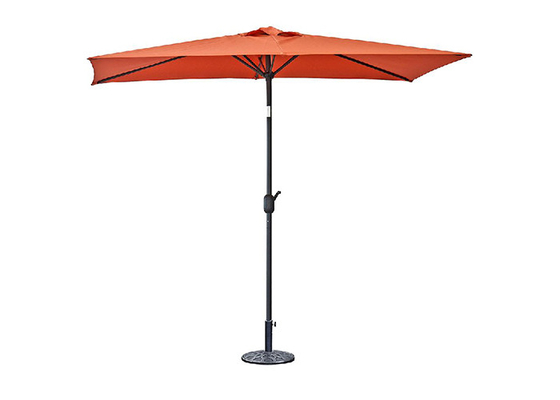 Wodoodporny metalowy parasol ogrodowy o długości 2,4 m