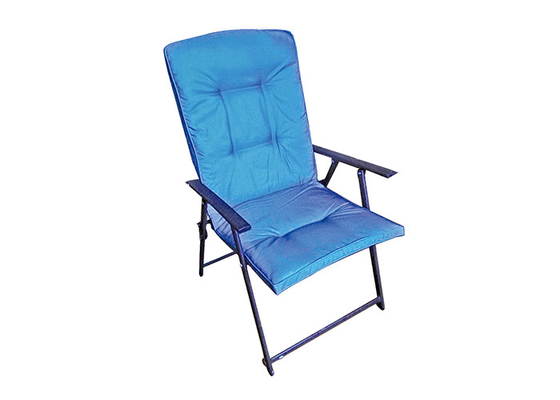 Uniwersalne, wyściełane krzesło ogrodowe ze stali nierdzewnej z ramą malowaną proszkowo