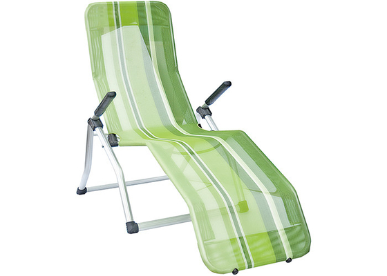 Aluminiowe krzesło ogrodowe z szezlongiem
