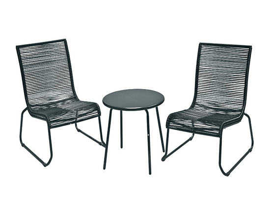 EN581 Składany stół ogrodowy i zestaw krzeseł Łatwe przenoszenie z ramą malowaną proszkowo