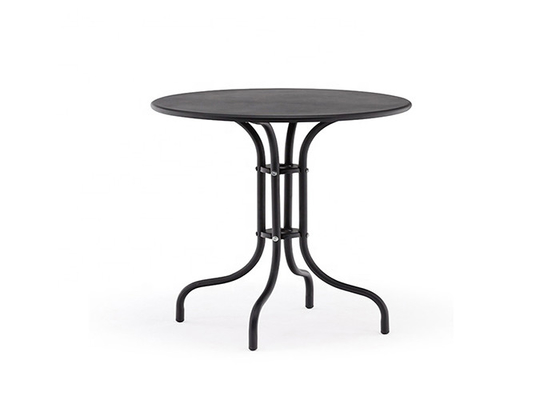 Elegancko skonstruowany okrągły stół ze stali węglowej Meble ogrodowe