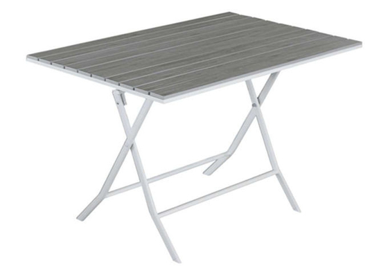 Lekki składany stół aluminiowy odporny na warunki atmosferyczne