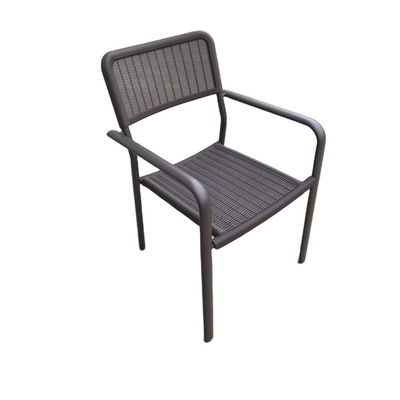 Plastikowe siedzisko ogrodowe 83,5 cm Metalowe krzesło stołowe Meble ogrodowe
