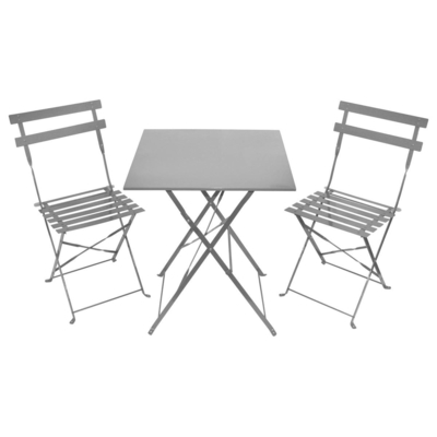 Patio BSCI Składany stół i krzesła ogrodowe 3 szt.