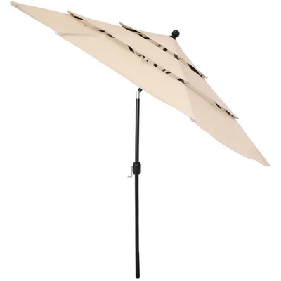Okrągły odkryty parasol przeciwsłoneczny Trzywarstwowy aluminiowy