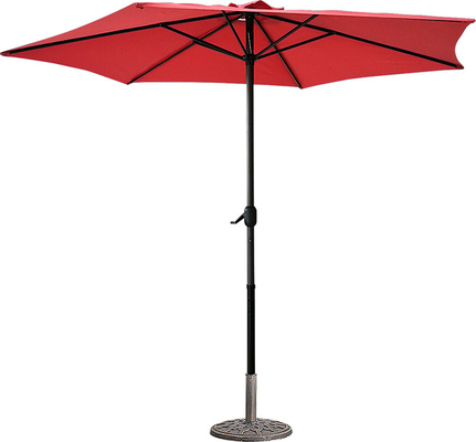 Kolumna środkowa Prosta ogrodowa parasolka przeciwsłoneczna Stalowa rama Słup 48 mm