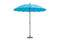 Wielokolorowy parasol przeciwsłoneczny ze stali z włókna szklanego na stół ogrodowy
