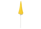 Żółty stalowy wiatroszczelny parasol plażowy z podwójną igłą z klapką