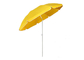 Żółty stalowy wiatroszczelny parasol plażowy z podwójną igłą z klapką