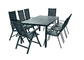 Stół i krzesła ogrodowe ze sklejki aluminiowej Odporne na zarysowania