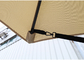 Patio Dwustronny parasol słoneczny 4,5 x 2,65 m ze stalowym słupem