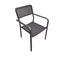 Plastikowe siedzisko ogrodowe 83,5 cm Metalowe krzesło stołowe Meble ogrodowe