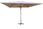 4x4M aluminiowy parasol zewnętrzny ochrona przed promieniowaniem UV do hotelu rekreacyjnego