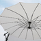 Wiatroodporny parasol wiszący na zewnątrz 3M Słup aluminiowy Stalowy żebro