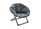 Składane, lekkie, wyściełane krzesło na zewnątrz z tkaniną powlekaną PVC